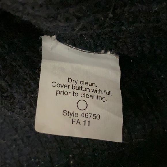 SOLD J. Crew Hadley Wool Sweater Navy Size XS - Picture 5 of 6